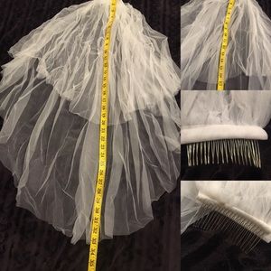 White 2 Tier Veil